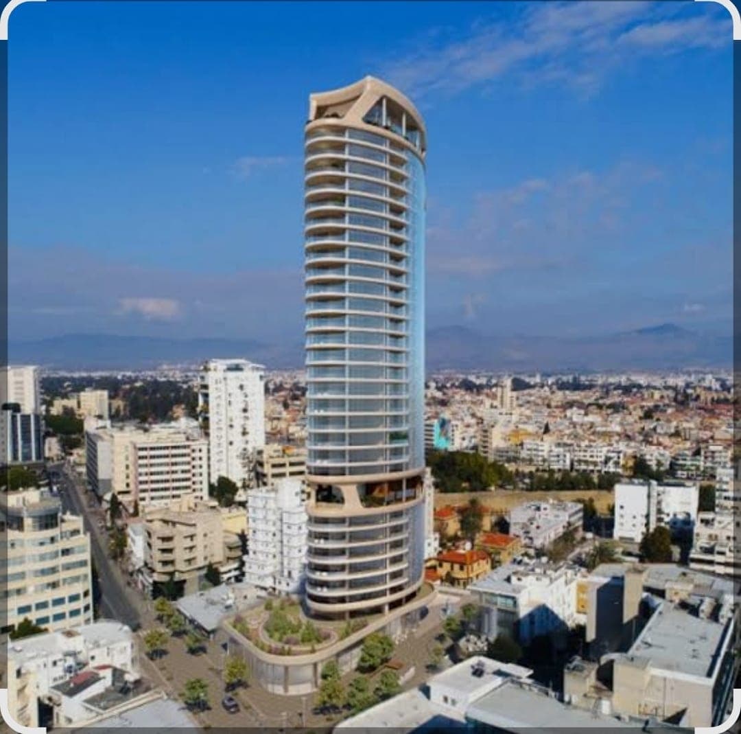 Luxury 2-Bedroom Apartment at 19th Floor in Nicosia City Centre