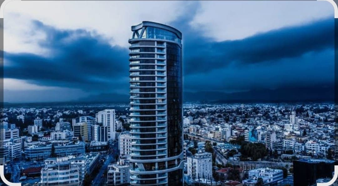 Luxury 2-Bedroom Apartment at 19th Floor in Nicosia City Centre
